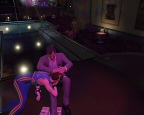 GTA 5: Chun-Li Raw Sucks Michael Dick in Vanilla Unicorn Strip Club Erotic Oral Show