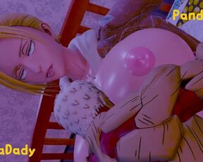 Attack On Titan 3D hentai - Annie Leonhart sex with iron Titan at her bedroom at night