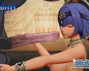 Big Cock Lawachurl fucked Candace on her birthday Genshin Impact Hentai