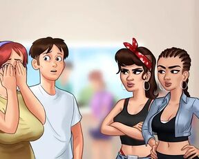 Summertime Saga Reworked - 5 in the College Toilets by Misskitty2k