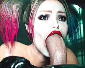 Harley Quinn and Batman Blowjob Operation ( XXX Cartoon )