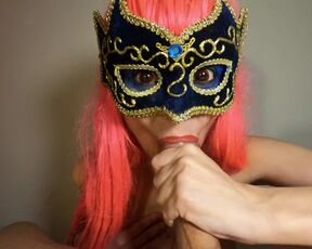 eccitante pompino in POV Jenny Pink prende tutto in bocca e ingoia - 4k