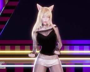 [MMD] Sistar - Touch my body Ahri Sexy Kpop Dance League of Legends Uncensored Hentai 4K 60FPS