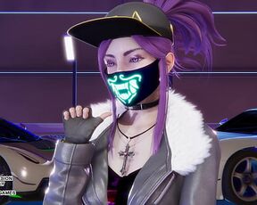 [MMD] EXID - Pink Hot Ahri Seraphine Akali Hot Kpop Dance League of Legends KDA Hentai