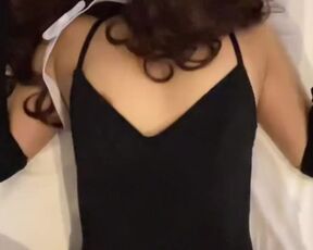 【個人撮影】バニーガールコスのセフレにダブルピースをさせて激ピス！中出しセックス